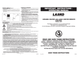 Lasko 5572 Manual de usuario