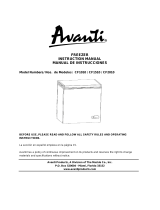 Avanti CF2010 Manual de usuario