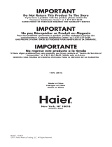 Haier HCR27W Manual de usuario