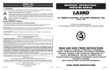 Lasko Products 1885 Manual de usuario