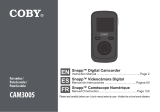 COBY electronic SNAPP CAM3005 Series Manual de usuario