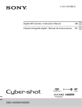 Sony Cyber Shot DSC-HX200V Manual de usuario