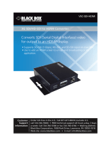 Black Box VSC-SDI-HDMI Especificación