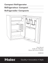 Haier Compact Refrigerator Manual de usuario