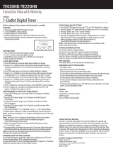 AmerTac TE22DHB Manual de usuario