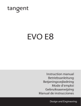 Tangent Evo E8 Manual de usuario