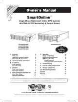 Tripp Lite Single-Phase Online Rack UPS El manual del propietario