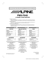 Alpine pmx f640 El manual del propietario