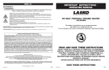 Lasko 102 Manual de usuario