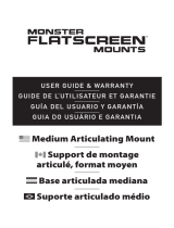 Monster FLATSCREEN Medium Articulating Mount Guía del usuario