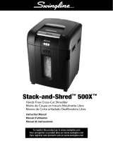 Swingline STACK-AND-SHRED 500X Manual de usuario