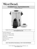 Focus Electrics Commercial Coffee Makers Manual de usuario