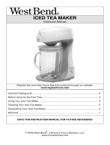 Focus Electrics Iced Tea Makers Manual de usuario
