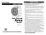 Pelonis Fan Forced Manual de usuario