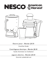 Nesco American Harvest JB-50 Manual de usuario