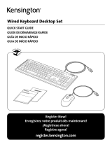 Kensington Wired Keyboard Desktop Set Manual de usuario