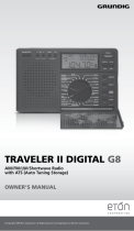 Eton G8 Traveler II Manual de usuario