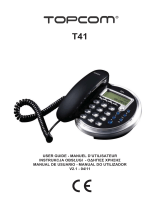 Topcom T41 El manual del propietario