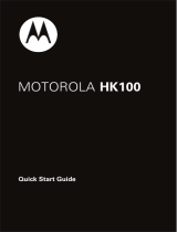 Motorola HK100 Guía de inicio rápido