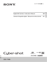 Sony Cyber Shot DSC-TX66 Manual de usuario