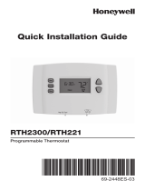 Honeywell PROGRAMMABLE THERMOSTAT El manual del propietario