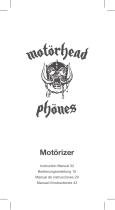 Motörheadphönes Motörizer Manual de usuario