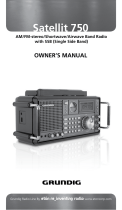 Grundig 750 Manual de usuario