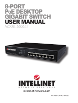 Intellinet 8-Port PoE+ Desktop Gigabit Switch Manual de usuario