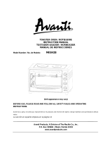 Avanti MKB42B Manual de usuario