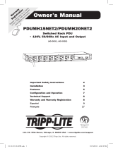 Tripp Lite PDUMH15NET2 & PDUMH20NET2 PDUs El manual del propietario