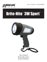 Wagan Brite‑Nite 3W Sport Manual de usuario