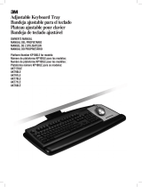 3M All-in-One Keyboard Tray Platform, KP100LE El manual del propietario