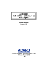 Acard AEC-6293M Manual de usuario