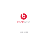 Beats Beats Mixr Wired On-Ear Headphone Manual de usuario