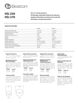 Boston Acoustics HSi250 Guía de instalación