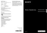 Sony MDR-1R Manual de usuario