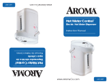 Aroma Hot Water Central AAP-340SB Manual de usuario
