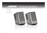 Bose MediaMate® computer speakers Manual de usuario