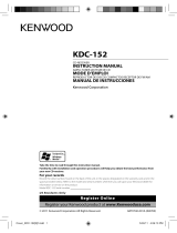 Kenwood KDC-152 Manual de usuario