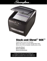 Swingline Stack-and-Shred 60X Manual de usuario