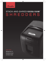 Swingline Stack-and-Shred Manual de usuario