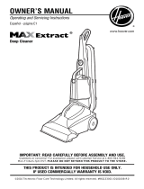 Hoover Max Extract 77 Deep Cleaner El manual del propietario