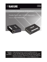 Black Box 5- and 8- port USB 10/100 switches Manual de usuario