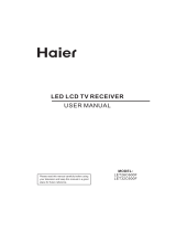 Haier LED LCD TV Receiver Manual de usuario
