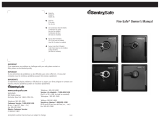 SentrySafe SFW123FSC El manual del propietario