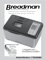 Breadman TR2500BC El manual del propietario