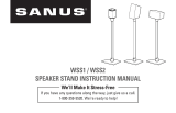 Sanus WSS1 Manual de usuario