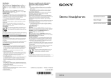 Sony MDR-1A/B Manual de usuario