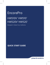 Plantronics EncorePro HW510V Guía de instalación