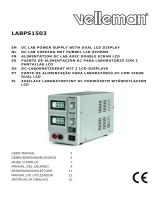 Velleman PS1503SB Manual de usuario